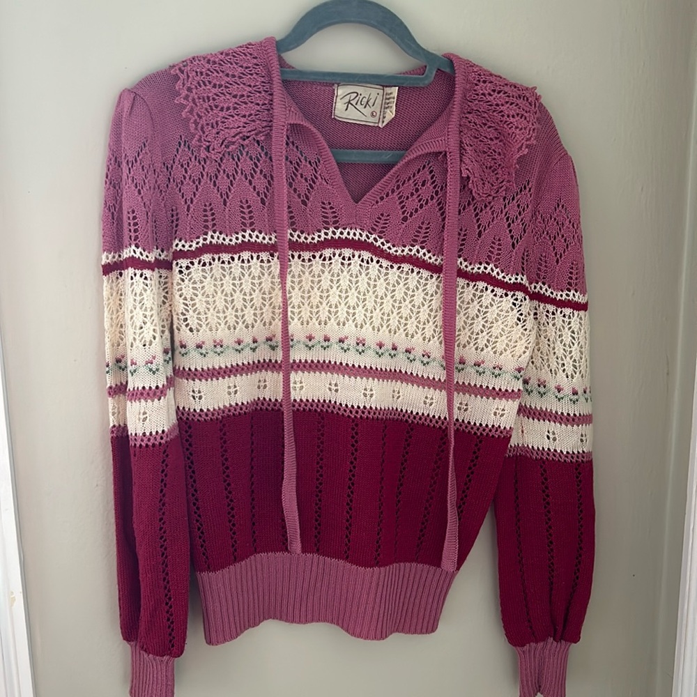 Vintage acrylic sweater